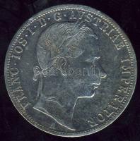 Ausztria 1860A 1Fl Ag T:3+