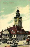 1919 Brassó, Kronstadt, Brasov; Tanácsház, piac / Rathaus / town hall, market (EB)