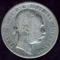 Ausztria 1877. 1Fl Ag T:3/3-