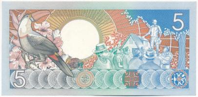 Suriname 1986. 5G T:II
Suriname 1986. 5 Gulden C:XF
Krause P#130a