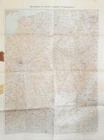 Übersichtskarte des deutsch-französischen Kriegschauplatzes, K.u.k. Hof- und Universitätsbuchhandlung, foltos, 1:750 000, 98×74 cm