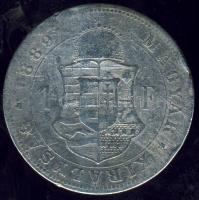 1889. 1Ft Ag T:3 kis p