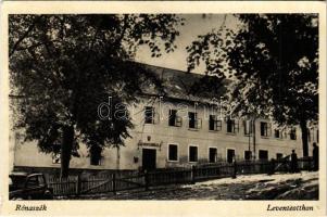 1944 Rónaszék, Costiui (Máramaros); Levente otthon / home of Levente, Hungarian Paramilitary Youth Organization (vágott / cut)