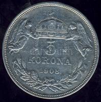 1908. 5K Ag T:3+ peremen lyuk