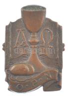 1939. OPN (Országos Protestáns Napok) vallási témájú bronz jelvény, az Országos Protestáns Napok 1939. október 28-31. között megrendezett esemény jelvénye (23x16mm) T:1-