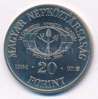 1984. 20Ft Cu-Ni "FAO - Védd az erdőt" T:1- Adamo EM80