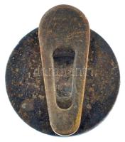 ~1930-1940. "Ganz" halat ábrázoló (Márna?) zománcozott gomblyukjelvény (17mm) T:1-