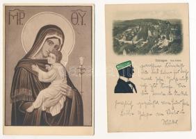 50 db RÉGI és MODERN külföldi város képeslap / 50 pre-1945 and modern European town.view postcards