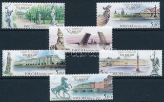 2003 Szentpétervár 300. évfordulója (III.): Városképek sor Mi 1079-1084