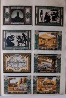 Német Birodalom / Weimari Köztársaság 1921. Nagy szükségbankjegy-gyűjtemény, 1584 klf. db korabeli a...