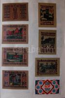 Német Birodalom / Weimari Köztársaság 1921. Nagy szükségbankjegy-gyűjtemény, 1584 klf. db korabeli a...