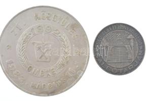 1983. "Salgótarján / 71. közgyűlés - 1983. március 11. - OMBKE" Al emlékérem (74mm) + ~196...