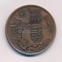 Fritz Mihály (1947-) 1990. "Mathias Rex / MÉE Szeged - Mátyás király halálának 500. évfordulója...