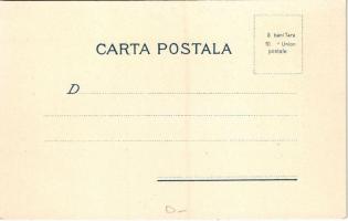 Román bélyegek és címer / Romanian stamps and coat of arms. Carte philatelique Ottmar Zieher No. 32....