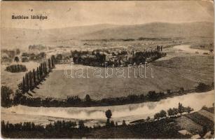 1916 Bethlen, Beclean; Nagy-Szamos folyó. Kajári István kiadása / Somesul Mare river (EK)