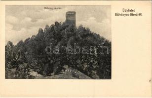 Bálványosfürdő, Baile Balvanyos (Torja, Turia); Bálványos-vár. Divald / castle / cetatea