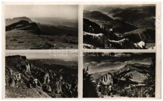 1943 Egyes-kő, Egyeskő, Piatra Singuratica; Olt forrás vidéke, Egyeskő, Nagyhagymás. Foto Sántha / mountain (ragasztónyom / glue marks)