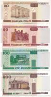 Fehéroroszország 2000. 20R-500R (4xklf) T:I
Belarus 2000. 20 Rubles - 500 Rubles (4xdiff) C:UNC