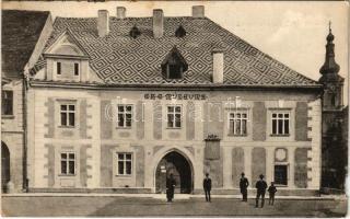 1917 Kolozsvár, Cluj; Mátyás király szülőháza, EKE múzeum. Gombos Ferenc kiadása / birthplace of Matthias Corvinus, museum (b)