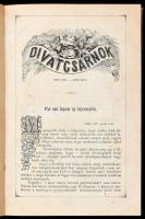 1857 A Divatcsarnok c. lap teljes évfolyama. 580p. Korabeli félvászon kötésben, jó állapotban