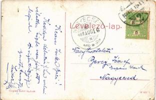 1908 Szatmárnémeti, Satu Mare; vasúti pályaudvar, vasútállomás. Cseplák Bálint kiadása / railway sta...