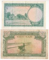 Vietnám / Dél-Vietnám DN (1955) 1D + 5D T:III az egyiken tűlyuk
Vietnam / South Vietnam ND (1955) 1...