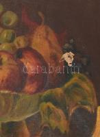 Harangozó S jelzéssel: Csendélet. Olaj, vászon, sérült. 60×82 cm