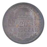 1869KB 20kr Ag Magyar Királyi Váltó Pénz T:F patina Adamo M11.1