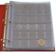 Éremberakó album 13db műanyag berakólappal, használt állapotban
