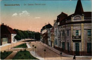 Marosvásárhely, Targu Mures; Dr. Gecse Dániel utca, Hotel Domokos szálloda / street view, hotel (EK)