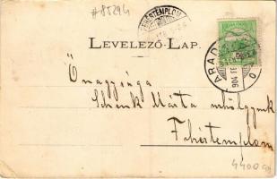 1904 Arad, Új római katolikus templom. Kerpel Izsó kiadása / Catholic church (EK)