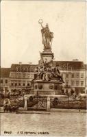 1907 Arad, 13 vértanú szobra, Schwarz Testvérek, Frischmann József, Herbstein Mór üzlete / monument, shops (ragasztónyom / glue marks)