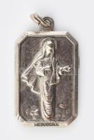 Ezüst (Ag) Mária medál, jelzett, nettó: 2,1 g
