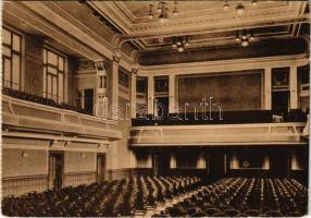 Arad, A kultúrpalota hangversenyterme, belső. Kerpel Izsó kiadása / palace of culture, interior