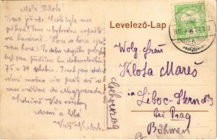 1916 Belényes, Beius; Görög katolikus fiú internátus, püspöki lak. Wagner Villi kiadása / Greek Cath...