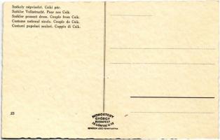 Csíkszereda, Miercurea Ciuc; Székely népviselet, Csíki pár / Costumi popolari secleri / Transylvania...