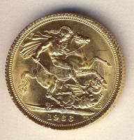 Nagy-Britannia 1966. 1 Sovereign Au 7,9881g T:2+