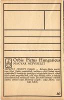 Siklód, Siclod; Székely legény / Transylvanian folklore art postcard. Orbis Pictus Hungaricus. 10. s...