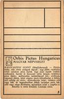 Bánffyhunyad, Huedin; Kalotaszegi leány / Transylvanian folklore art postcard from Tara Calatei. Orb...