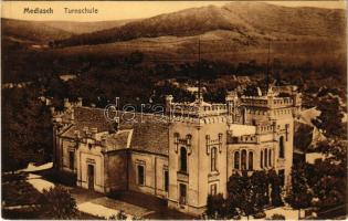 Medgyes, Mediasch, Medias; Torna iskola. Georgette Reissenberger kiadása / Turnschule / gym school