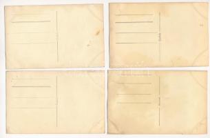 Pozsony, Pressburg, Bratislava; 12 db 1945-előtti eredeti fotó szűk kis utcákról, templomokról, lépc...