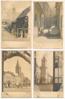 Pozsony, Pressburg, Bratislava; 12 db 1945-előtti eredeti fotó szűk kis utcákról, templomokról, lépc...
