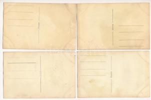 Pozsony, Pressburg, Bratislava; 12 db 1945-előtti eredeti fotó szűk kis utcákról, templomokról, lépc...