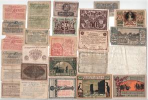 Németország, Ausztria ~1920. 26db-os papír szükségpénz-tétel, közte: Bécs, Potsdam, Bécsújhely, Bad ...