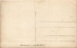 Budapest II. Hűvösvölgy, körhinta kirándulókkal. photo