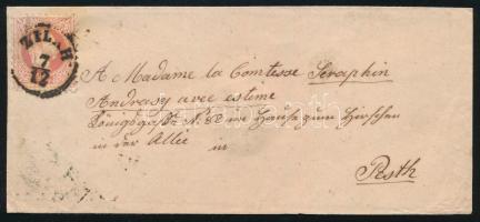 1867 5kr levélen "ZILAH" - Pesth