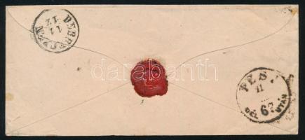 1867 5kr levélen "ZILAH" - Pesth