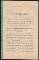 1897 MÁV IV. függelék, a m. kir. államvasutak nyugdíjintézeti alapszabályaihoz. Bp., Franklin-ny., 15 p.