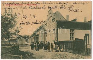 1916 Halmi, Halmeu; Pályaudvar, vasútállomás, Zsinagóga. W.L. 1692. / railway station, synagogue