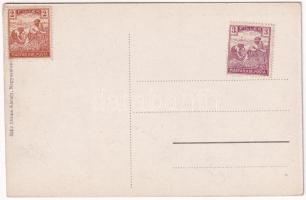 Nagyszalonta, Salonta; Váradi út, zsinagóga. Döme Károly kiadása / street, synagogue